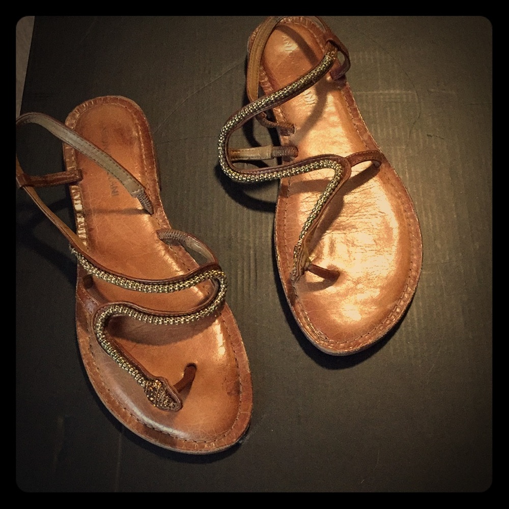 Snake sandals